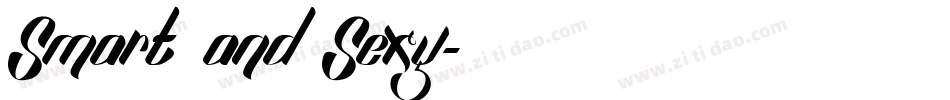 Smart and Sexy字体转换